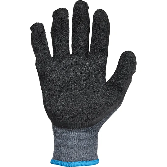 Перчатки трикотажные с дв.латекс. JetaSafety JL-101-XL серые рXL (12пар/уп)