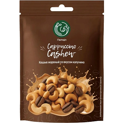 Кешью жареный Namqin со вкусом капучино 30грх21шт/уп