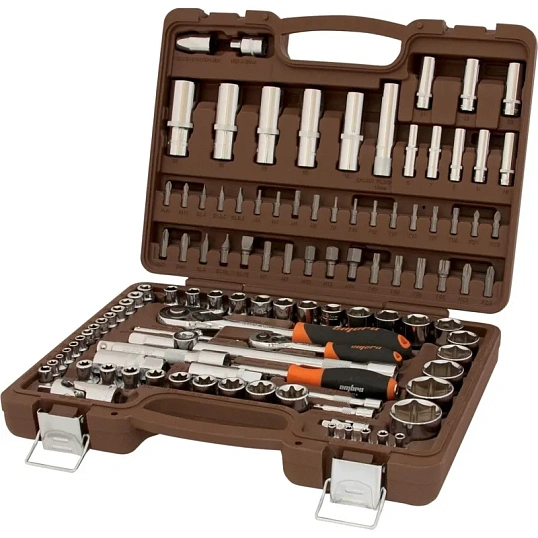 Набор инструмента 1/4, 3/8, и 1/2DR, 108 предметов Ombra OMT108S