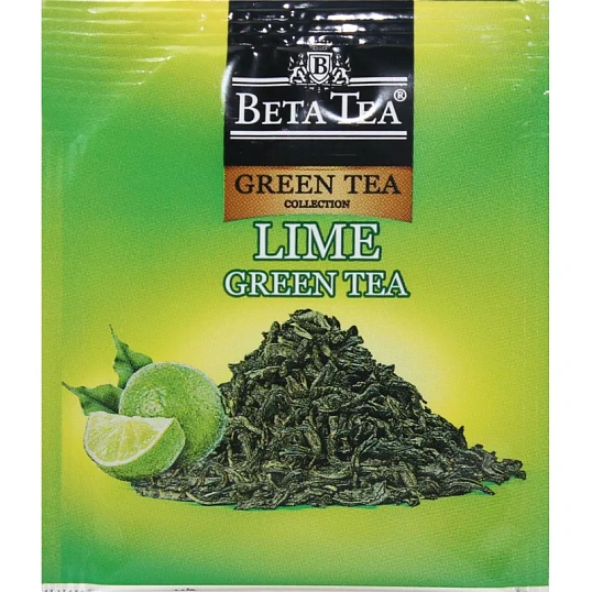 Чай Beta Tea Зеленый с лаймом 1,5гx100пак