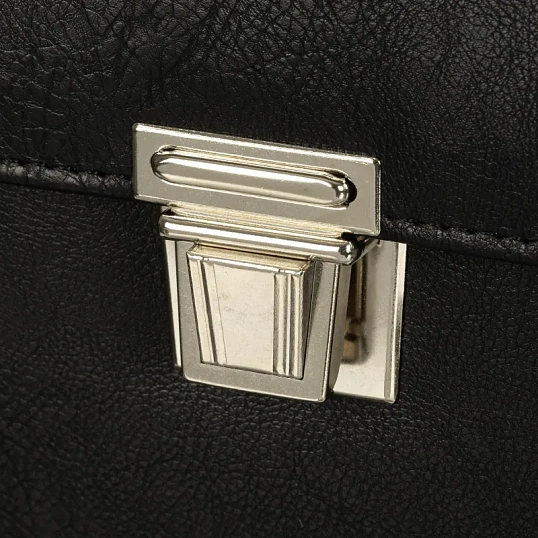 Портфель ГРИФ К мод. 1027/2 черный экокожа