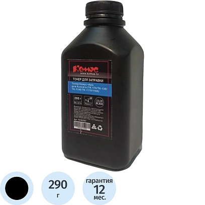 Тонер Комус чер. для Kyocera (TK-170/TK-130/TK-1140/TK-1170/1160) (290 г)