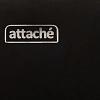 Бизнес-тетрадь А4 120л Attache гребень клетка пластик черн с тиснением