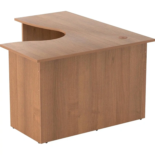 Стол эргономичный Easy One 22/22 правый (1400x1200x740мм) орех new