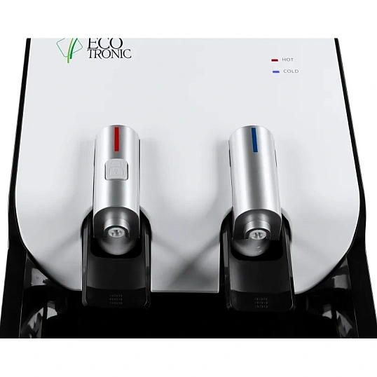 Кулер напольный ECOTRONIC M40-LCE white-black со шкафчиком