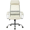 Кресло VB_EChair-655 SL TPU_BG сетка/экокожа бежевый хром