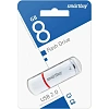 Флеш-память Smartbuy Crown, 8Gb, USB 2.0, бел, SB8GBCRW-W
