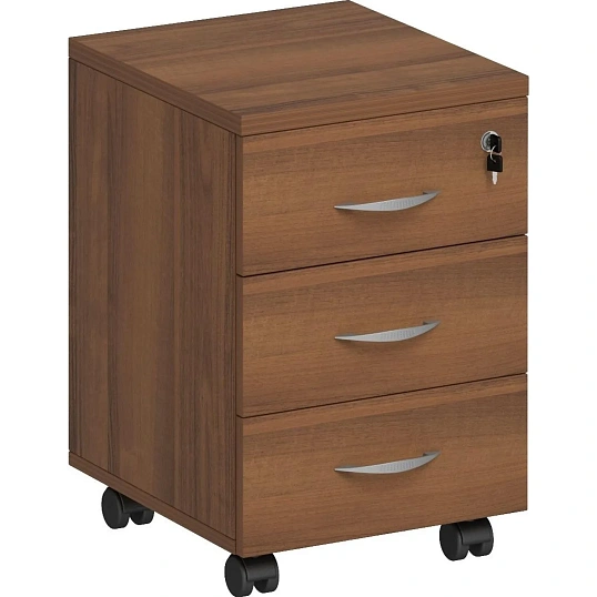 Тумба ST_Комфорт . выкатная 3 ящика орех французский К.301 ОФ