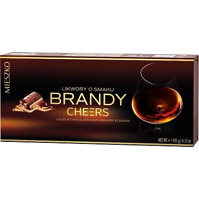 Конфеты Mieszko Likwory brandy ликер со вкус бренд 180г