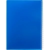 Бизнес-тетрадь А5-,96л,гребень,обл.пластик,клетка, Attache Plastic, синий