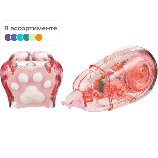 Корректирующая лента M&G 5ммx6м,корп из полистирола,цв в асс,блист ACT75172