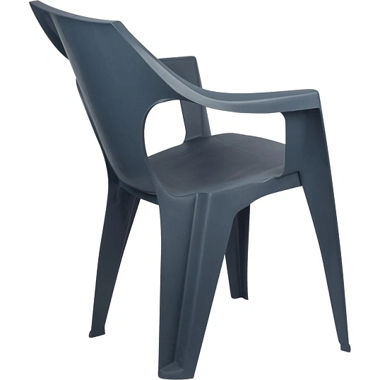 Кресло PR_Decorona DeForma 550x535x785 мм графитовый шторм