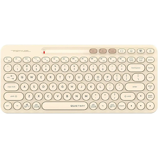 Клавиатура A4Tech Fstyler FBK36C AS бежUSB беспр.BT/RadioSlimMultim 2010369