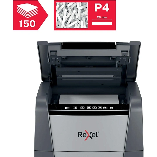 Шредер (уничтожитель) Rexel Optimum AutoFeed+ 150X, 4 ур.секр.,150л,44л