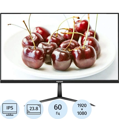 Монитор ASANO (M2401F)23,8/FHD/IPS/LCD/60Hz/250cd/6ms/HDMI/VGA
