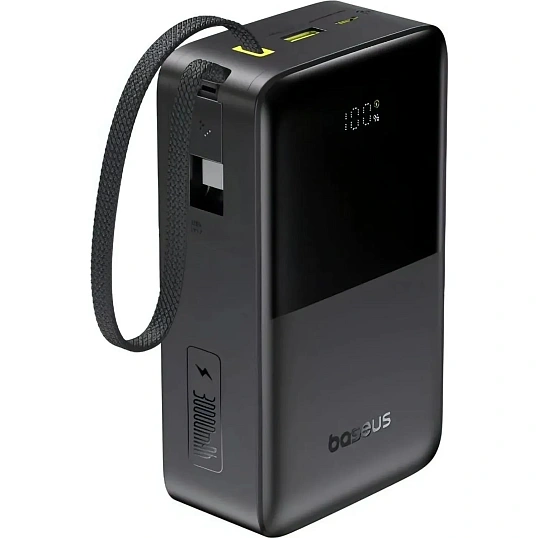 Внешний аккумулятор Baseus (E0028100)EnerFill FC51 Bipow2Pro 30000 Cosm.Bl