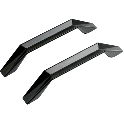 Ручка УЗК_скоба меб.StahlBuro A109-96 (16619) BL матовый черный 2шт/уп