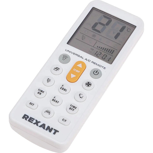 Пульт ДУ REXANT универсальный для кондиционеров (RX-102AII) (38-0105)