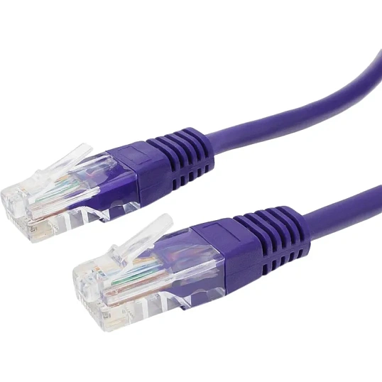 Патч-корд UTP Cablexpert PP12-1.5M/V кат.5e, 1.5 м, фиолетовый