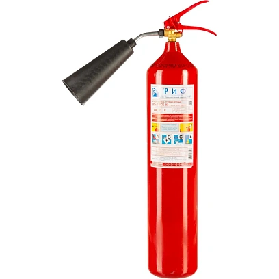 Огнетушитель углекислотный ОУ -3 ВСЕ (ЗПУ Латунь)