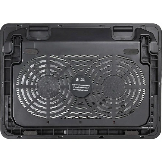Подставка для ноутб. Buro BU-LCP156-B214H (D-NCP170-4)15.6 USB FAN металл