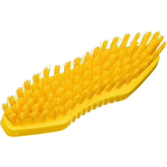 Щетка ручная скраб FBK 180х60мм жесткая желтая 15062-4