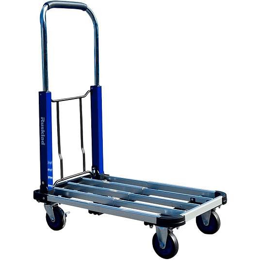 Тележка платформенная алюминевая складная ТП 150 В колёса d 125 мм