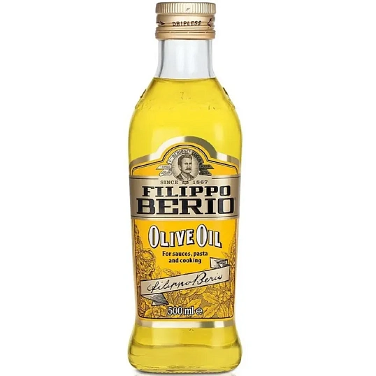 Масло оливкое Филиппо Берио Pure стекло 0,5л
