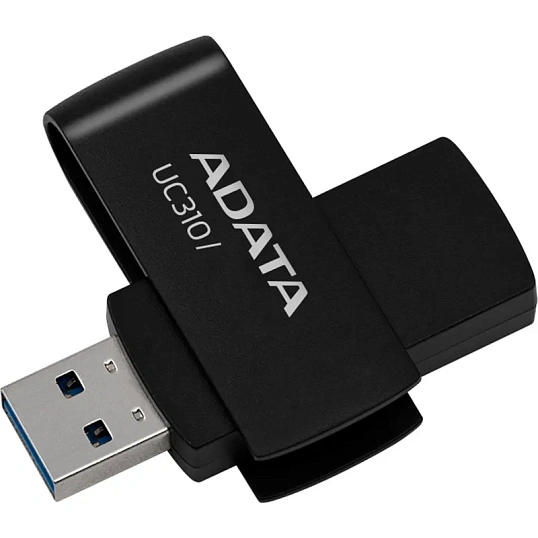 Флеш-память ADATA 128GB UC310-128G-RBK BLACK\GR