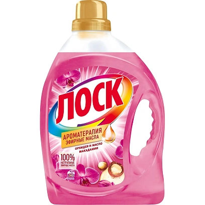 Гель для стирки ЛОСК Ароматерапия ОРХИДЕЯ 2,19л