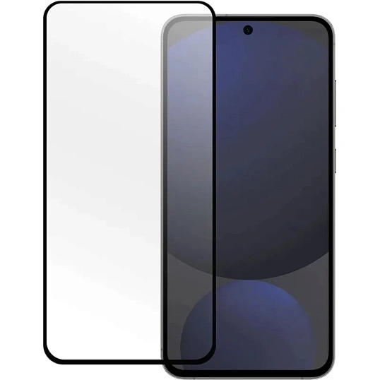 Защитное стекло PERO Full Glue для Samsung S24FE, черное