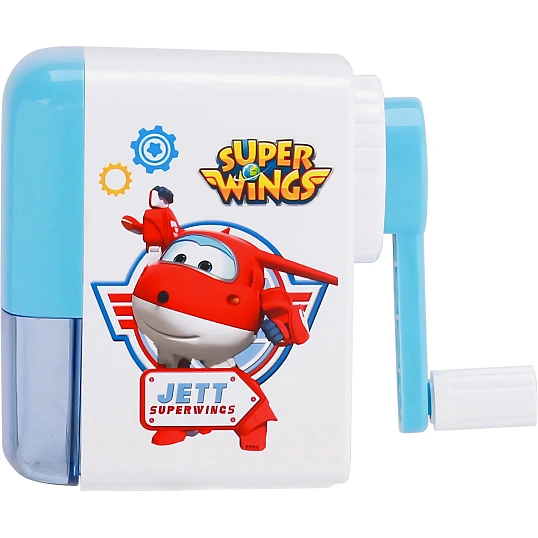 Точилка для карандашей механич. Deli ER10409 Super Wings 1отв.,плас,ассорти
