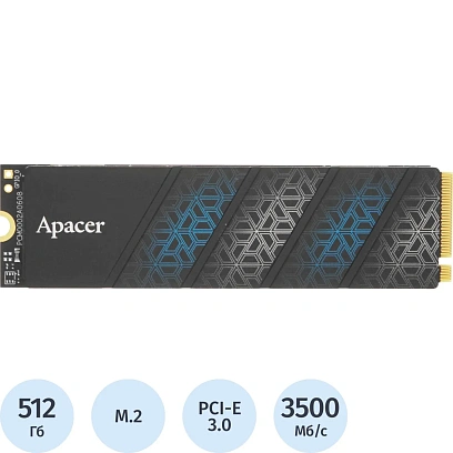SSD накопитель Apacer AS2280P4U PRO 512Gb G3x4(AP512GAS2280P4UPRO-1)