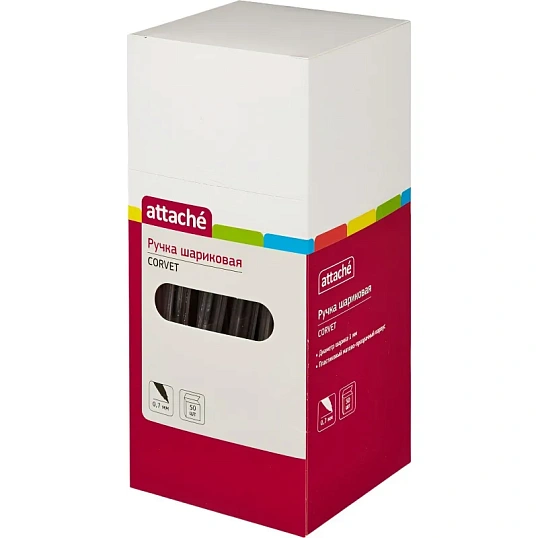 Ручка шариковая неавтомат. Attache Corvet синяя, 0,7мм