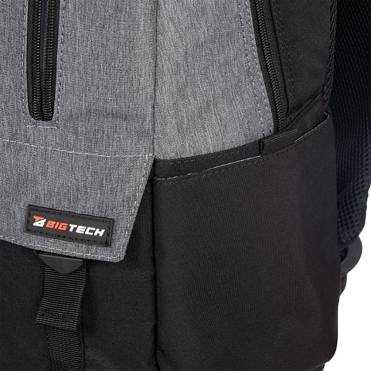 Рюкзак для ноутбука BigTech Special 15.6 LBP-BT-02BKGR, черно-серый