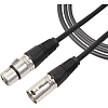 Кабель QUIK LOK MX775-5, микрофонный, 5м, XLR/F-XLR/M, черный (MX/775-5)