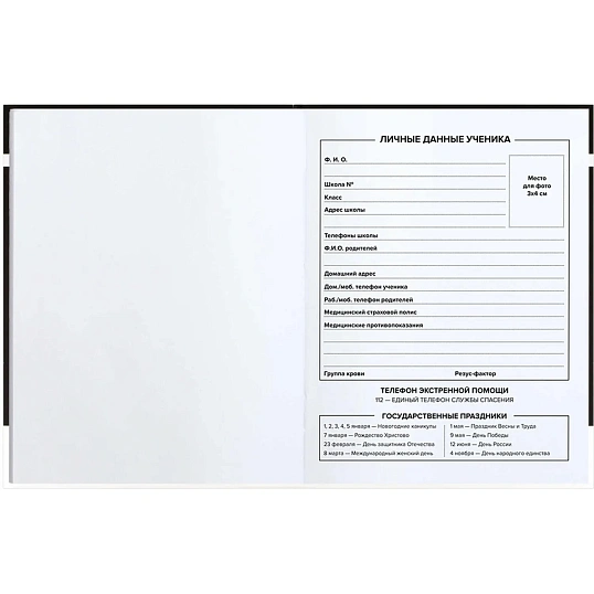 Дневник школьника ФРАЗЫ С ХАРАКТЕРОМ 7БЦ, А5+, 48 л., софт-тач/69781