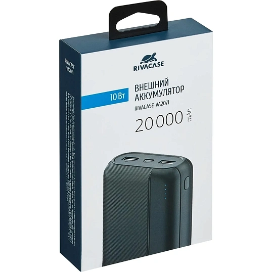 Внешний аккумулятор RIVACASE VA2071 (20000mAh) Essential, белый
