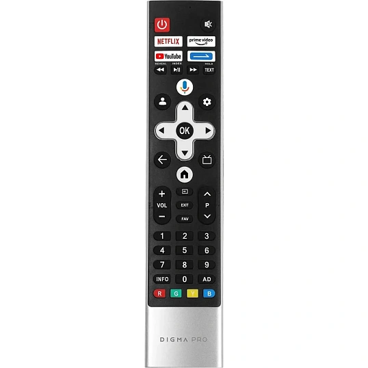 Телевизор Digma Pro 55L, QLED, UHD, Smart (Google TV)
