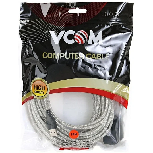 Удлинитель VCOM (VUS7049-10M) USB2.0-repeater,<Am-->Af> 10м