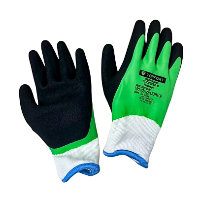 Перчатки TOPFORT ут. КЩС МБС от порез.прокол. с дв. лат.Фриз Сполдер D р.11