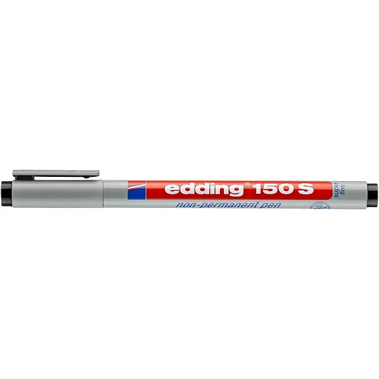 Маркер для глянц.поверх. EDDING E-150/1 S черный 0,3мм стираемый