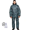 Костюм зимний Охранника с п/к КМФ цифра серый(р.52-54) 182-188