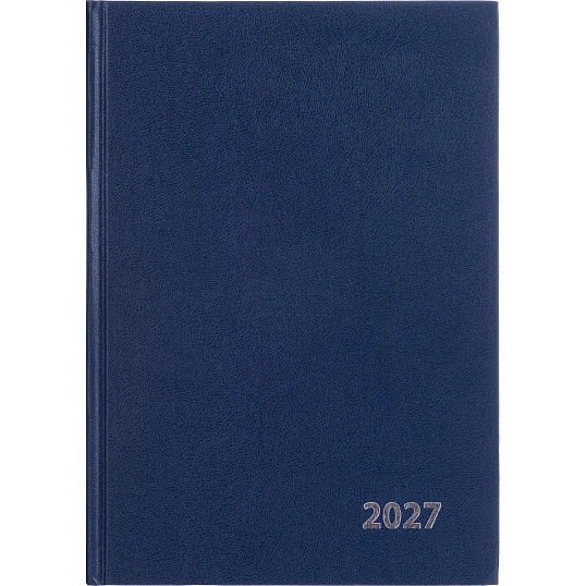 Ежедневник датированный 2027 Выбор есть, А5, 160л, бумвинил, синий