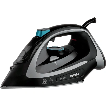 Утюг ISE-2405 BLACK/SILVER BBK