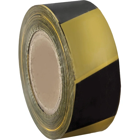 Лента оградительная желто-черная 50мм х250м