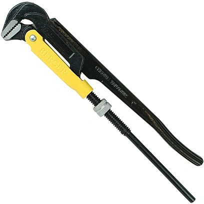 Ключ трубный рычажный №1 320мм, тип L (прямой) 90, 1 BERGER BG4003