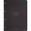 Тетрадь общая, BS, А4, 120л., клетка, кольца, . Flora, черный N4238