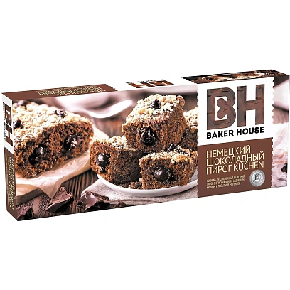 Пирог шоколадный Baker House Немецкий KUCHEN, 350гр
