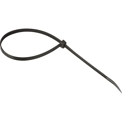 Хомут стяжка нейлоновая TOPFORT 8х400 (7,6х400 мм) чёрный 100 шт/уп